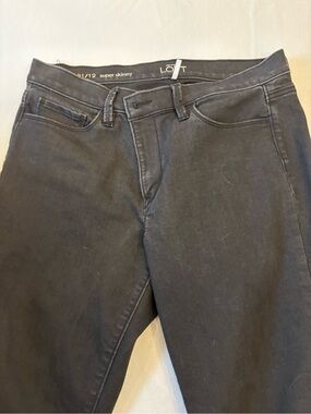LOFT Black Super Skinny Jeans